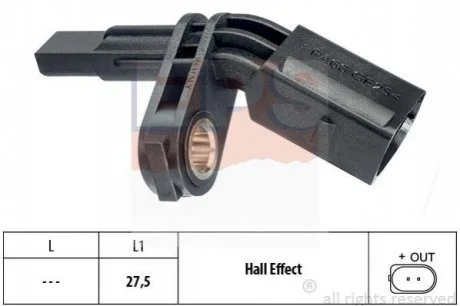 Датчик ABS EPS 1.960.007