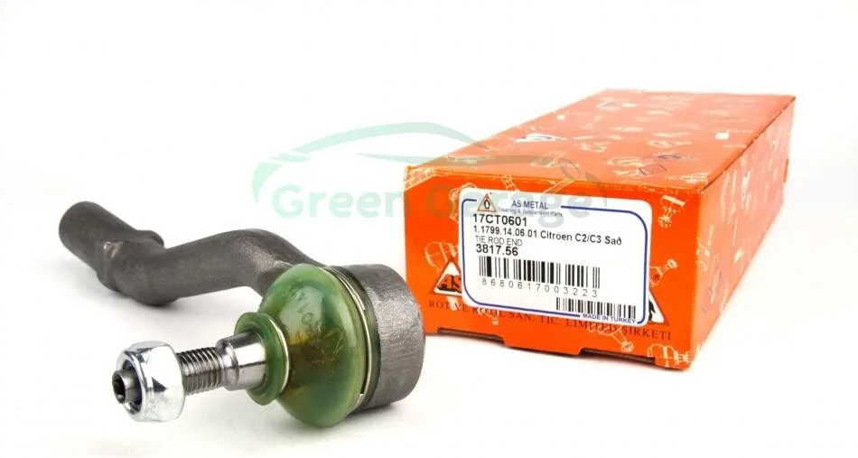 Наконечник рулевой тяги Citroen C2/C3 02- Пр. ASMETAL 17CT0601 (фото 1)