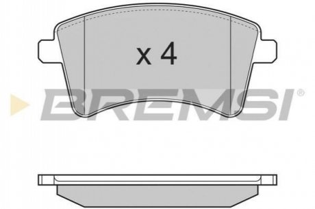 Гальмівні колодки (набір) BREMSI BP3367