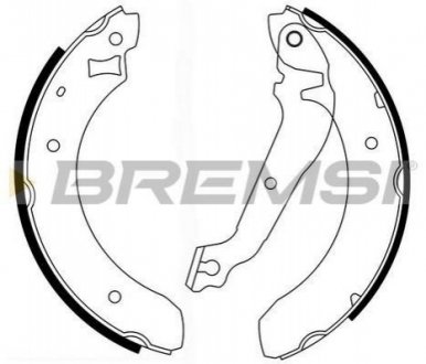 Гальмівні накладки Bremsi GF0215