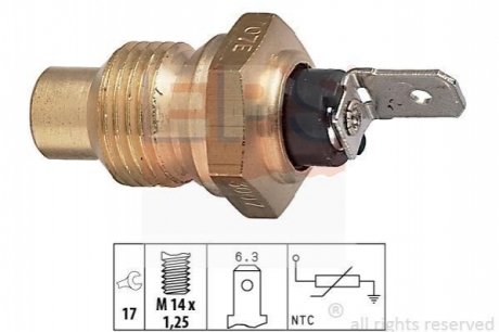 Датчик температури Peugeot 205,305,309 83-94 EPS 1.830.007