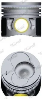 Поршень з кільцями VAG 80.00 1.9TDI AXC/AXB/ASZ/ARL T5 03- (CYL 1-2) TRAPEZ (вир-во Nural) NURAL 8711490725