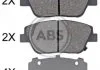 Комплект гальмівних накладок, дискове гальмо A.B.S. 35033 (фото 1)
