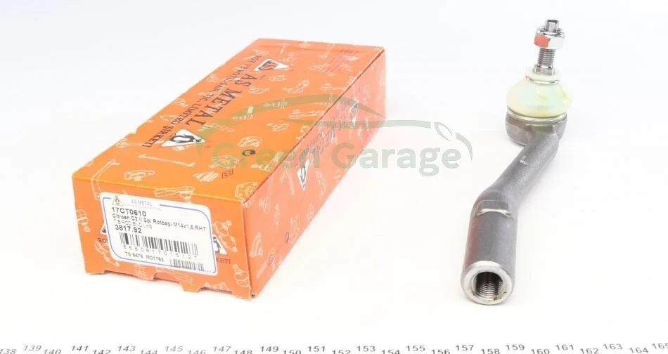 Наконечник рулевой тяги Citroen C3/DS 09- Л. ASMETAL 17CT0610 (фото 1)