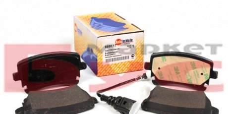 Колодки тормозные (задние) VW T5 03- (Lucas) AUTOTECHTEILE 369 8017