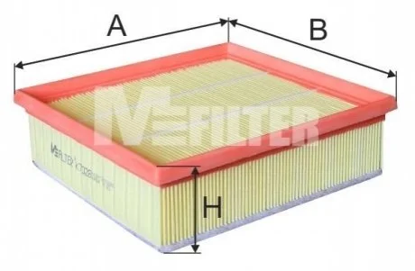 Фильтр воздушный Doblo 1.6/2.0D Multijet 10- M-FILTER K 7028