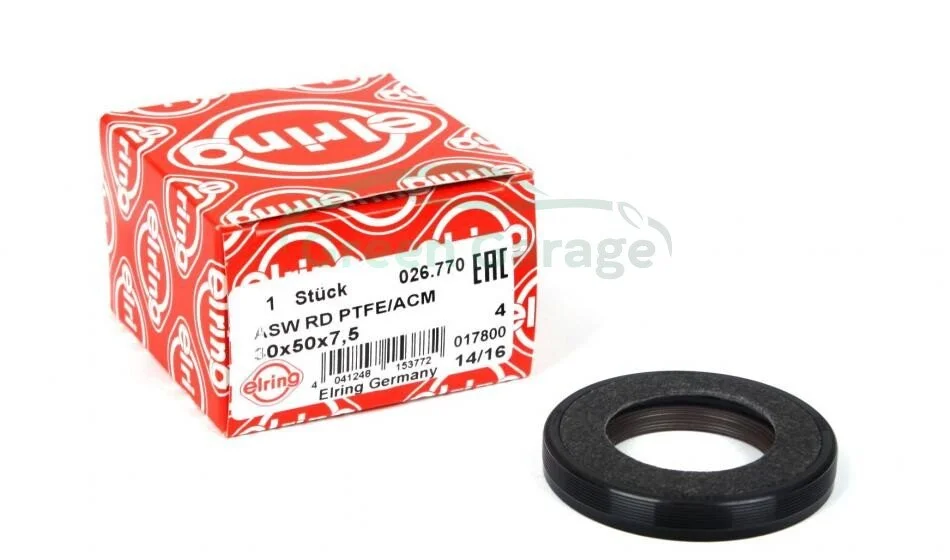 Сальник к/вала перед. PTFE Ford 1.8TDCI 98- ELRING 026.770 (фото 1)
