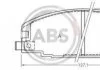 Колодки тормозные пер. Frontera/Brava 83-12 A.B.S. 36632 (фото 1)