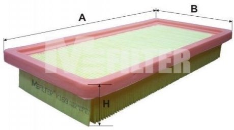 Фільтр повітряний M-FILTER K 169