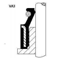 (1шт)Сальнiки клапанiв DB OM314/OM352 9mm CORTECO 12015881