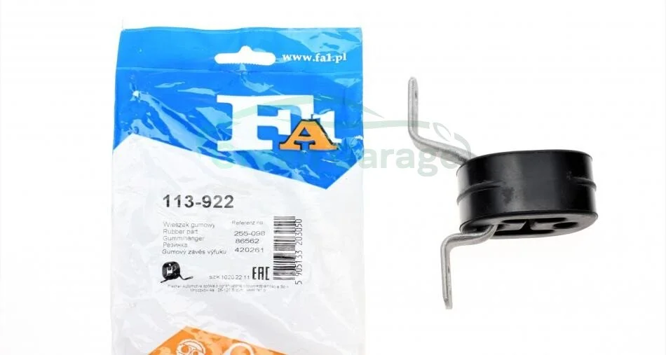 Крепіж системи випуска Audi (резин.-мет.) Fischer Automotive One (FA1) 113922 (фото 1)