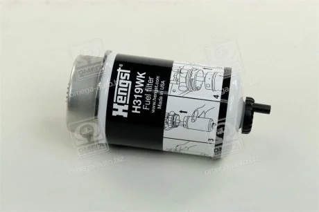 Фільтр паливний FORD TRANSIT 2.0-2.4 DI 00-06 (вир-во) HENGST H319WK