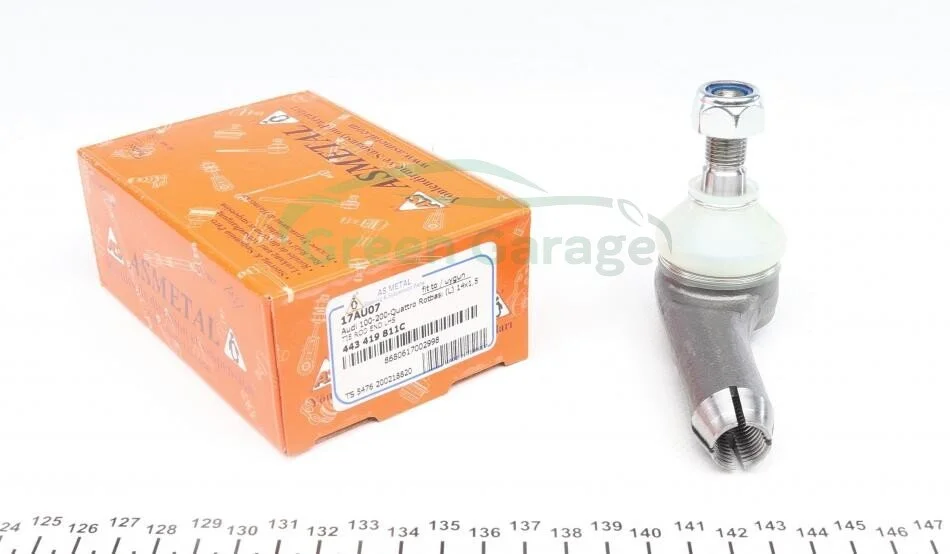 Наконечник рулевой тяги Audi 100 82-90 Л. ASMETAL 17AU07 (фото 1)