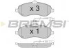 Тормозные колодки перед. Scudo/Expert 07- BREMSI BP3283 (фото 1)