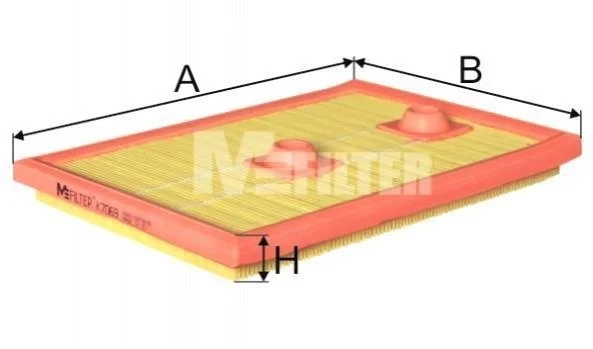 Фильтр воздушный VW/Skoda 1.2/1.4 TSI 12- M-FILTER K 7069 (фото 1)