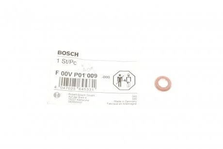 Шайба форсунки, Audi A3 Sportback 04-13/ BOSCH F 00V P01 009