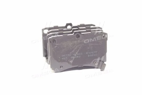 К-кт перед. гальм. колодок. Mazda 323 IV/V 90-/Kia Rio 00- A.B.S. 36726