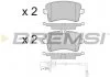 Тормозные колодки зад. Audi A6 10- (TRW) BREMSI BP3493 (фото 1)