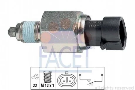 Датчик заднього ходу FACET 7.6196