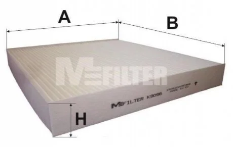 Фільтр повітряний HYUNDAI, KIA (пр-во M-Filter) M-FILTER K 9096