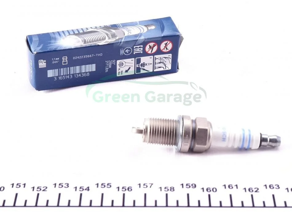 Свічка запалювання (FR7DCX+) 1.1 NICKEL (LADA PRIORA, CHEVROLET LACETTI) (вир-во) BOSCH 0 242 235 667 (фото 1)