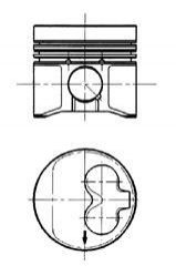 Поршень Audi/VW 80.01 1.9TD AAZ/ABL/ADE KOLBENSCHMIDT 91 429 620