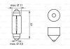 Лампа T10,5x43 12V 5W SV8.5 Pure Light BOSCH 1 987 302 225 (фото 6)