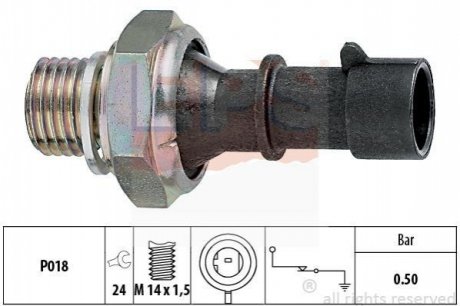 Датчик тиску масла Lanos, Aveo,Lacetti EPS 1.800.069