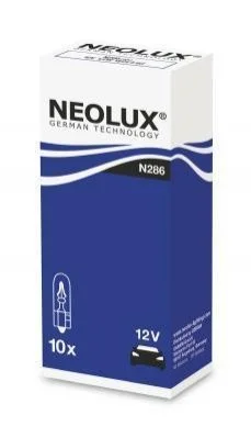 Лампа Neolux W 1,2W 12V 1.2W W 2x4,6d NEOLUX N286 (фото 1)