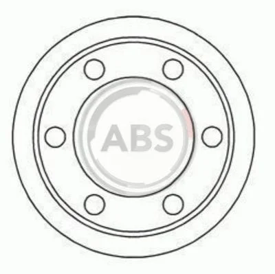 Гальмівний барабан A.B.S. 2406S (фото 1)