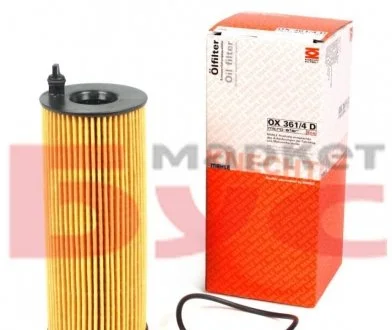 Фільтр масляний двигуна BMW 1.6-5.0 D 07- (вир-во KNECHT-MAHLE) MAHLE / KNECHT OX361/4D