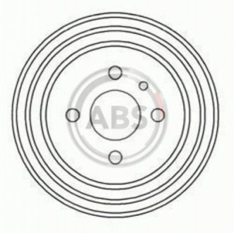 Тормозной барабан задн. Passat 93-96 A.B.S. 2373S