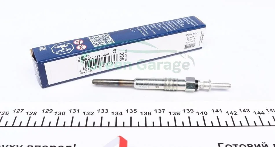 Свічка розжарювання Bmw (3,5,7,X5,) BOSCH 0 250 212 013 (фото 1)