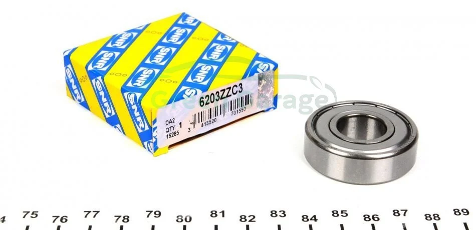Пiдшипник генератора Bosch 40X17X12 NTN SNR 6203.ZZ.C3 (фото 1)