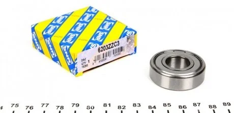 Пiдшипник генератора Bosch 40X17X12 NTN SNR 6203.ZZ.C3