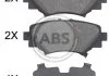 Комплект гальмівних накладок, дискове гальмо A.B.S. 35032 (фото 1)