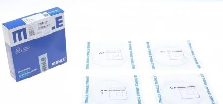 Кольца поршневые VAG 81,01 AEK/AFT/AHL 1,2/1,5/2,0 (пр-во Mahle) MAHLE / KNECHT 033 01 N0