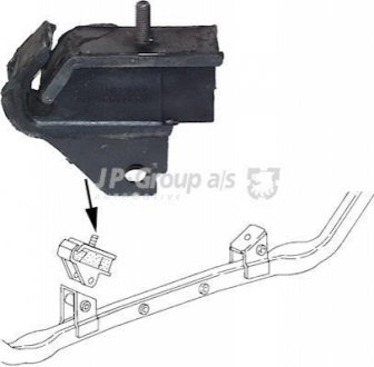 Подушка двигателя задняя VW T3 -92 JP GROUP 1117901000