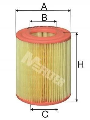 Фильтр воздушный A-клас M166 97>04 M-FILTER A 872 (фото 1)