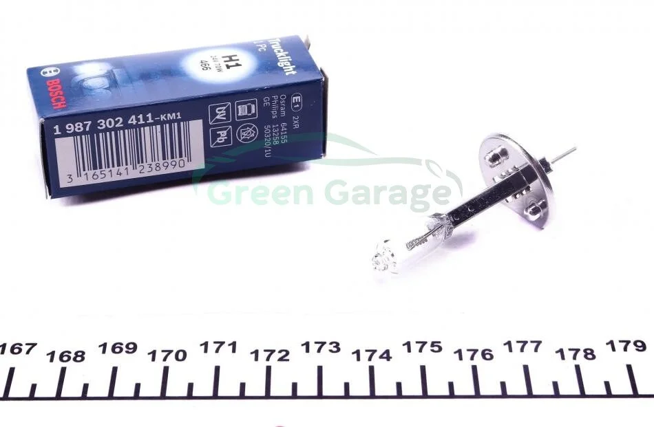 Лампа H1 24V 70W P14,5S STANDARD BOSCH 1 987 302 411 (фото 1)