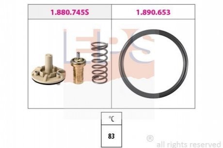 Термостат VAG 1.4/1.6 TFSI 2007- EPS 1.880.745