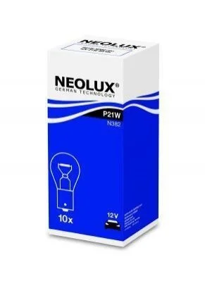 Лампа Neolux P21W 12V 21W BA 15s NEOLUX N382 (фото 1)