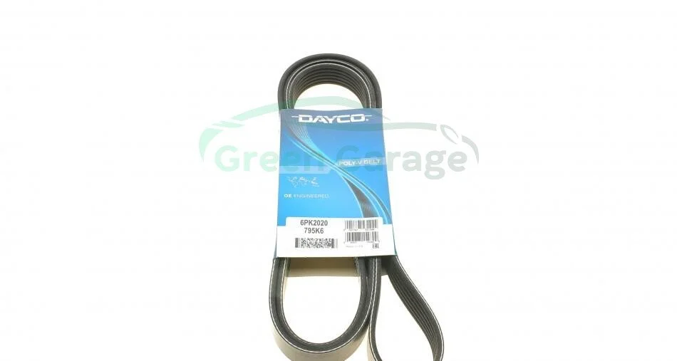 Пасок поліклиновий SAAB 9-5 97- DAYCO 6PK2020 (фото 1)