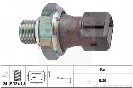 Датчик тиску масла 0,3 bar Bmw EPS 1.800.071