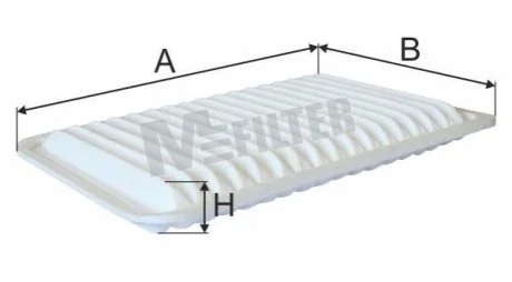 Фильтр воздушный Mazda 2/3 03- M-FILTER K 7043