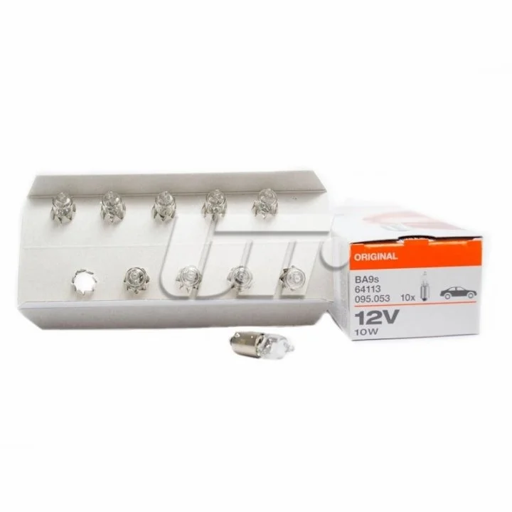 Лампа H10W 12V 10W BA9S OSRAM 64113 (фото 1)