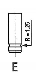 Клапан випускний DAEWOO 6095/RCR EX FRECCIA R6095RCR