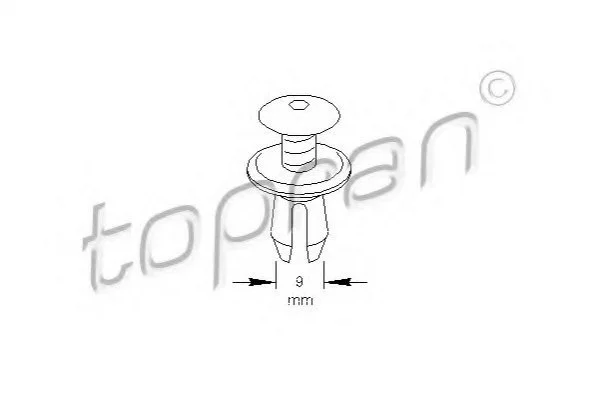 Кліпса TOPRAN / HANS PRIES 108802 (фото 1)