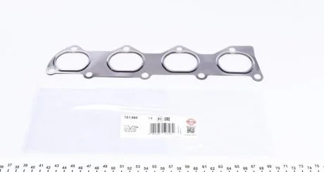 Прокладка EX колектора Skoda Fabia 1.6 07- ELRING 751.660