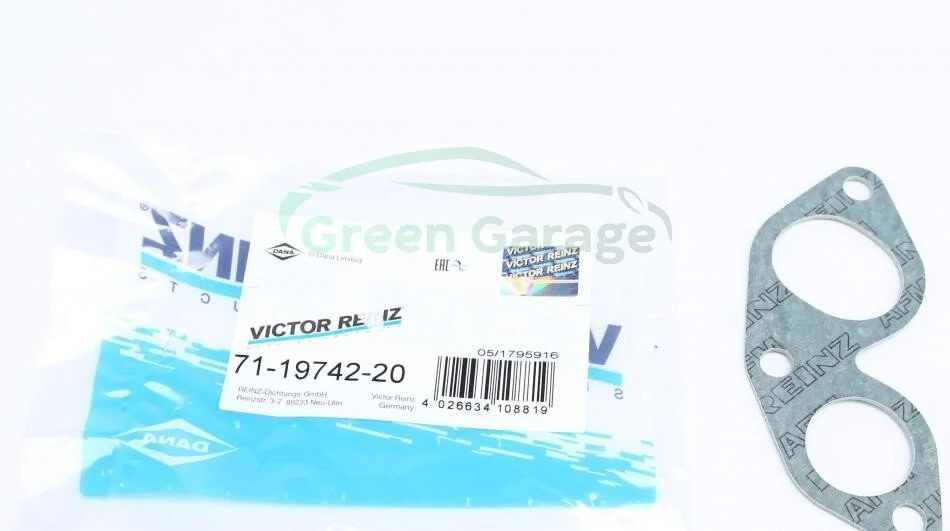 Прокладка колектора з листового металу в комбінації з паронитом VICTOR REINZ 711974220 (фото 1)